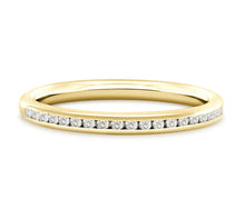 Load image into Gallery viewer, Berlin - Brilliant Cut Channel Set Court Eternity Band