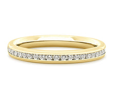 Load image into Gallery viewer, Berlin - Brilliant Cut Channel Set Court Eternity Band
