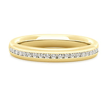 Load image into Gallery viewer, Berlin - Brilliant Cut Channel Set Court Eternity Band