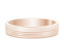 Load image into Gallery viewer, Cologne - Off-Centre Two Groove Wedding Band