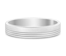 Load image into Gallery viewer, Cologne - Off-Centre Two Groove Wedding Band
