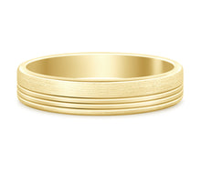 Load image into Gallery viewer, Cologne - Off-Centre Two Groove Wedding Band