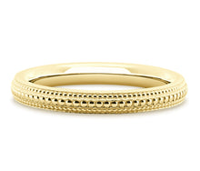 Load image into Gallery viewer, Lima - Milgrain Wedding Band