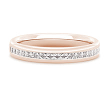 Load image into Gallery viewer, Lisbon - Princess Cut Channel Set Court Eternity Band