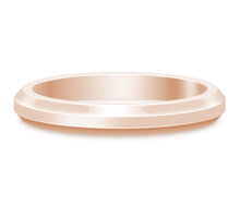 Load image into Gallery viewer, New York - Weighted Bevelled Edge Wedding Band