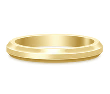 Load image into Gallery viewer, New York - Weighted Bevelled Edge Wedding Band