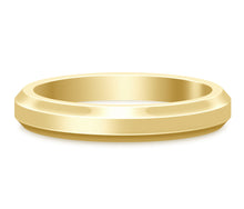 Load image into Gallery viewer, New York - Weighted Bevelled Edge Wedding Band