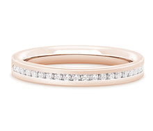 Load image into Gallery viewer, Tokyo - Brilliant Cut Channel Set Flat Court Eternity Band