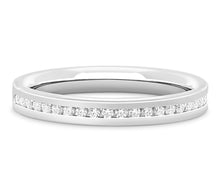 Load image into Gallery viewer, Tokyo - Brilliant Cut Channel Set Flat Court Eternity Band
