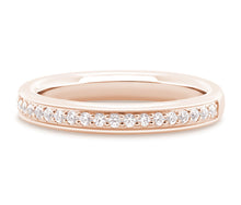 Load image into Gallery viewer, Vienna - Brilliant Cut Pavé Set Court Eternity Band
