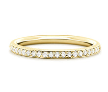 Load image into Gallery viewer, Vienna - Brilliant Cut Pavé Set Court Eternity Band