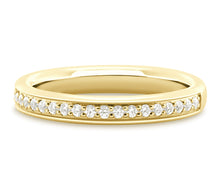 Load image into Gallery viewer, Vienna - Brilliant Cut Pavé Set Court Eternity Band