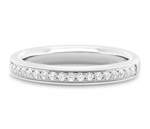 Load image into Gallery viewer, Vienna - Brilliant Cut Pavé Set Court Eternity Band