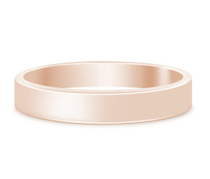 Barcelona - Light Flat Court Wedding Band