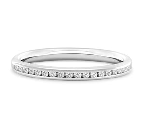 Berlin - Brilliant Cut Channel Set Court Eternity Band