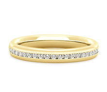 Load image into Gallery viewer, Berlin - Brilliant Cut Channel Set Court Eternity Band
