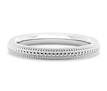 Load image into Gallery viewer, Lima - Milgrain Wedding Band
