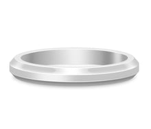 Load image into Gallery viewer, New York - Weighted Bevelled Edge Wedding Band
