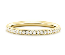 Load image into Gallery viewer, Vienna - Brilliant Cut Pavé Set Court Eternity Band
