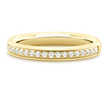 Load image into Gallery viewer, Vienna - Brilliant Cut Pavé Set Court Eternity Band
